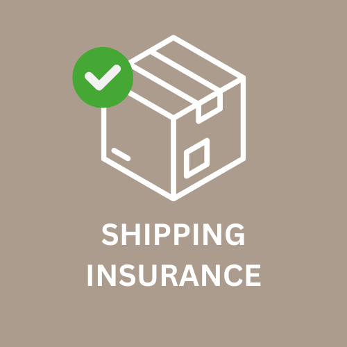 Shipping Insurance (Coverage for lost packages of up-to $250)
